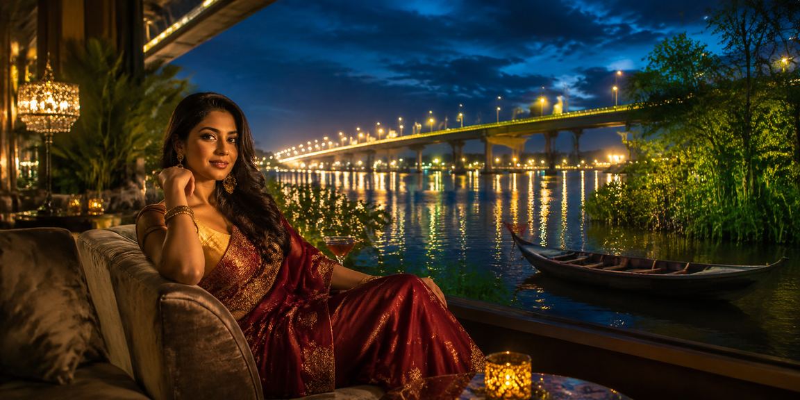 সুন্দরবনের পটভূমিতে বাংলাদেশে অনলাইন ক্যাসিনো গেমিং উপভোগ করছেন একজন খেলোয়াড়